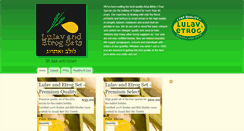 Desktop Screenshot of lulavandetrogsets.com